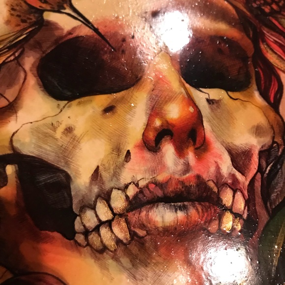 Candy skull art - Picture 3 of 4